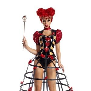 Caged Queen of Hearts Costume